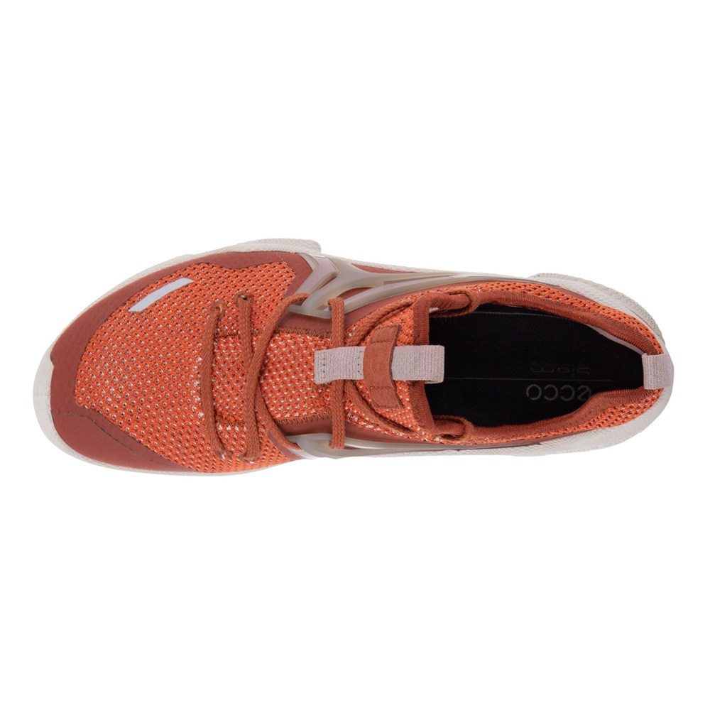 Tenis De Montaña Mujer - ECCO Biom C-Trail Bajos Tex - Naranjas - PAX523749